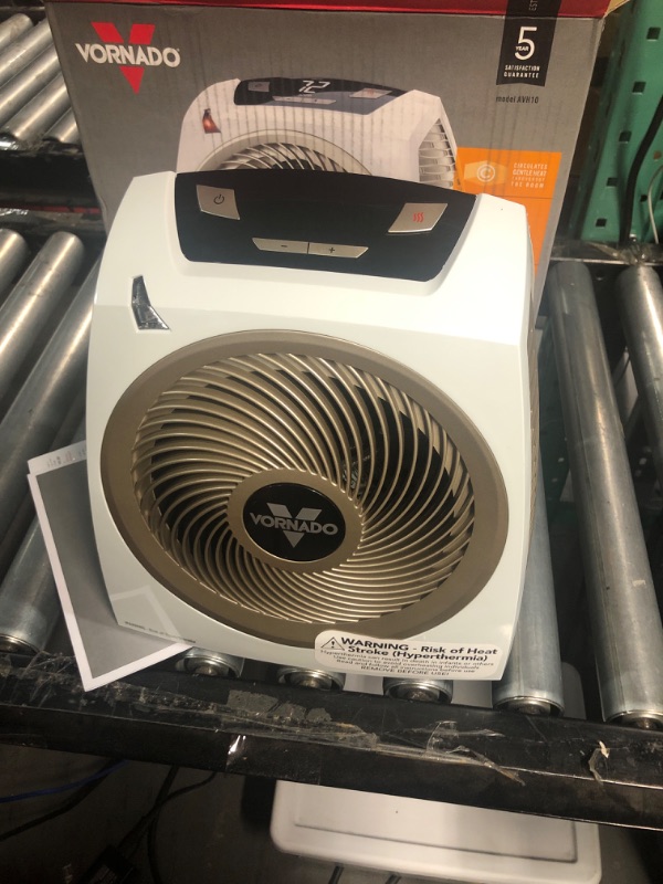 Photo 2 of (PARTS ONLY/ NO REFUNDS) Vornado AVH10 Vortex Heater with Auto Climate Control, 2 Heat Settings, Fan Only Option, Digital Display, Advanced Safety Features, Whole Room, White AVH10 — Auto Climate Heater