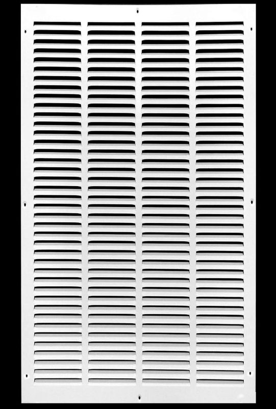 Photo 1 of 22" x 36" Return Air Grille - Sidewall and Ceiling - HVAC Vent White