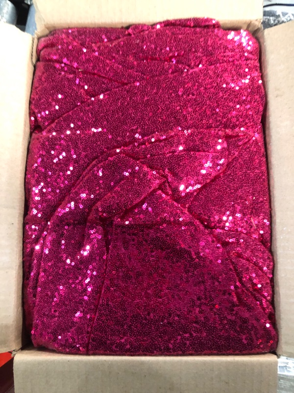 Photo 2 of  Red Iridescent Sequins STOCK PHOTO FOR REFERENCE