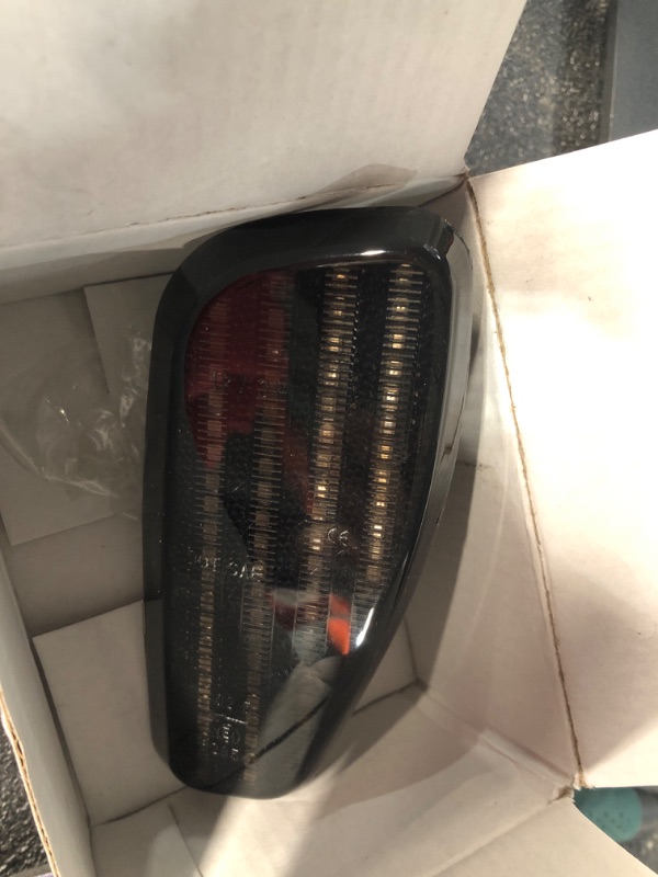 Photo 2 of For 2015-2023 Jeep Renegade BU Smoke Lens Amber LED Front Bumper DRL Side Marker Light