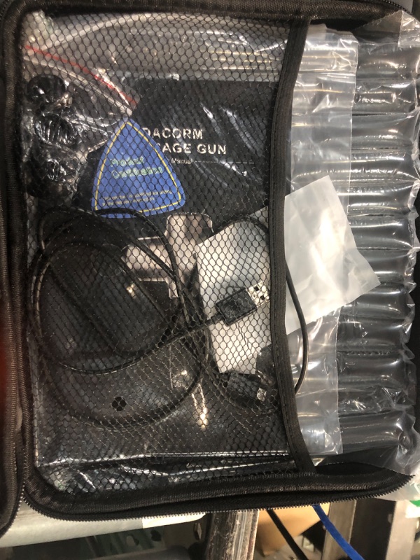 Photo 3 of ****NON REFUNDABLE NO RETURNS SOLD AS IS***
**PARTS ONLY**DACORM Massage Gun, Percussion Muscle Massage Gun for Athletes, Handheld Deep Tissue Massager, Super Quiet Portable Electric Sport Massager of Y8 Pro Max. (Carbon-15 Heads)