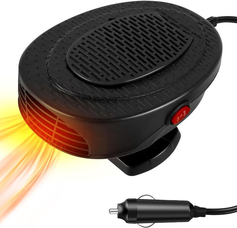 Photo 1 of Car Heater 12V 150W 2 In 1 Fast Heating and Cooling Fan 360° BLACK