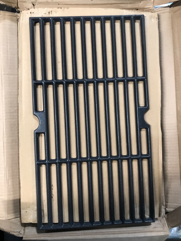 Photo 2 of (READ NOTES) GRISUN Grill Grates for Oklahoma Joe's Longhorn Combo Grill, Heavy Duty Cast Iron Grill Grids for Oklahoma Joe's 12201767,14201767,18202083,15202029,16202046, for Grill Or Smoker Sides, 2 Pcs