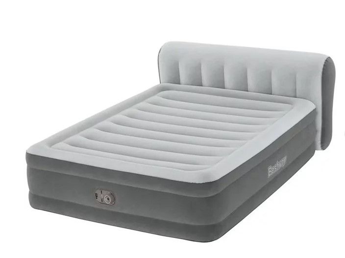 Photo 1 of (READ NOTES) Blow Up Mattress Queen 18" - Waterproof Raised Double Blow up Bed - Quick Inflatable/Deflatable Mattress with Built in Pump