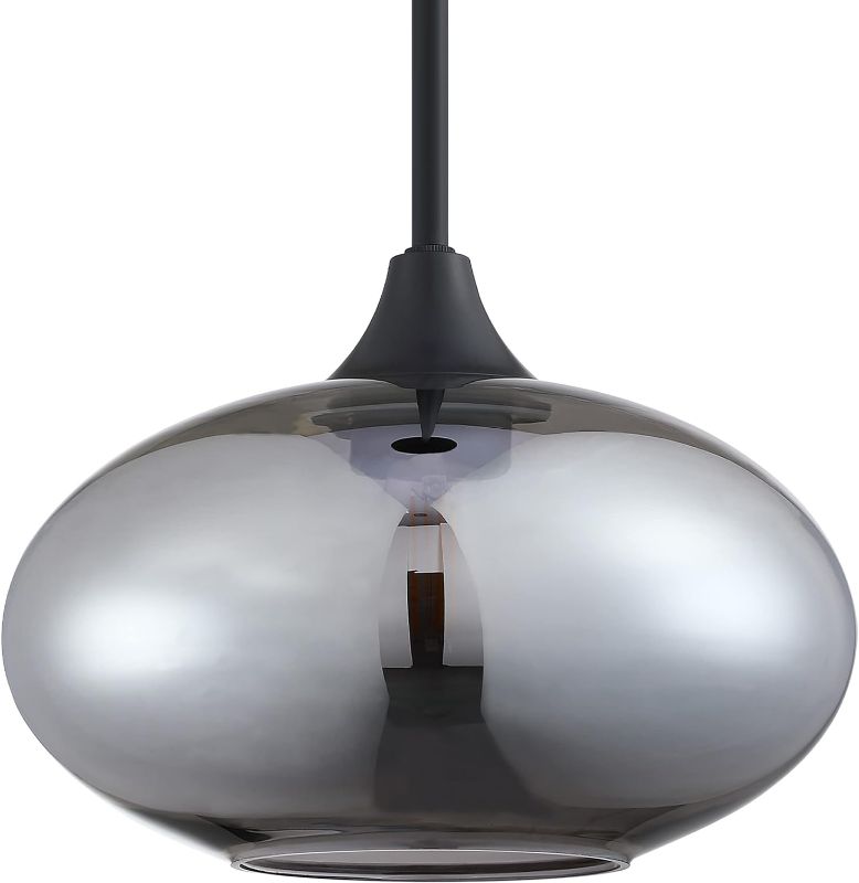 Photo 1 of (READ NOTES) 1 Light 10" Glass Kitchen Island Mini Semi Flush Mount Ceiling Light,Chandelier Ancient Grey/GOLD