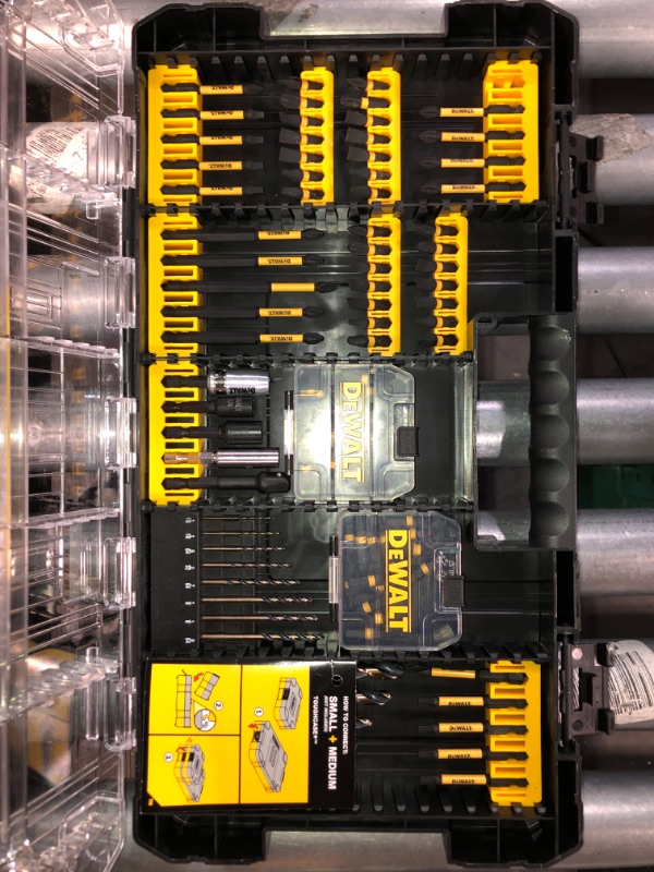 Photo 2 of (READ NOTES) DEWALT FlexTorq 100-Piece Impact Driver Bit Set (DWANGFT100SETC)