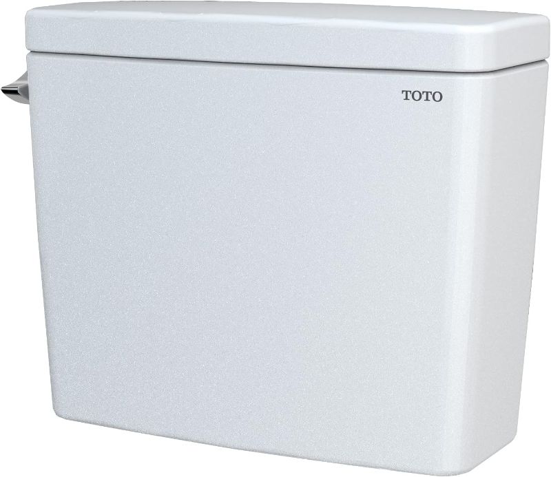 Photo 3 of (READ NOTES) TOTO Drake 1.6 GPF Toilet Tank with WASHLET+ Auto Flush Compatibility, Cotton White - ST776SA#01