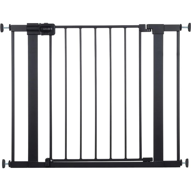 Photo 1 of (READ NOTES) Safety 1st Easy Install 28" Walk Thru Gate, Fits Between 29" and 38" 1-Pack Original Size Black