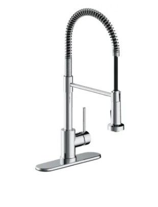 Photo 1 of (READ NOTES) Seasons® Westwind Single-Handle Spring Neck Kitchen Faucet In Chrome
