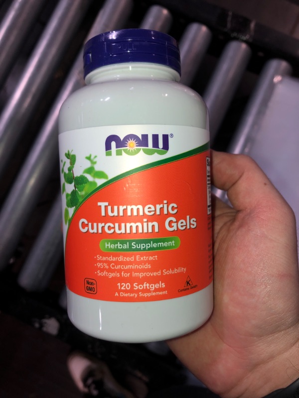 Photo 1 of (READ NOTES) Now Curcumin 120 Softgels