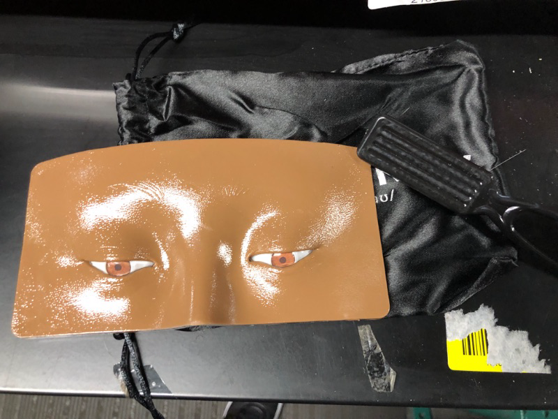 Photo 1 of 2 PACK IMAKEUPNOW Makeup Practice Face Board 3D Realistic Pad with Cleaning Brush for Makeup Artist Board Makeup Practice #6 BROWN