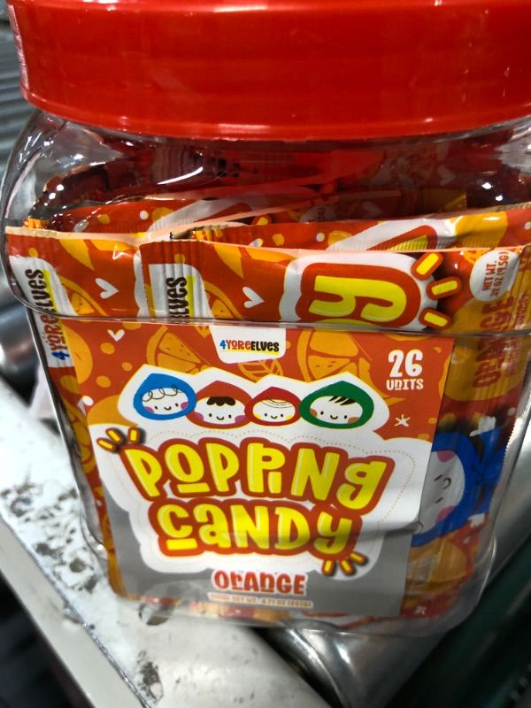 Photo 2 of *STOCK IMG AS REF* 4YOREELVES ORANGE POPPING CANDY 