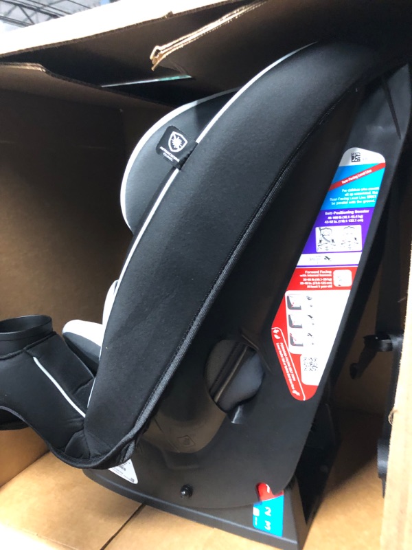 Photo 2 of *COLOR IS DIFFERENT* Safety 1st Grow and Go All-in-One Convertible Car Seat, Rear-facing 5-40 pounds, Forward-facing 22-65 pounds, and Belt-positioning booster 40-100 pounds, Carbon INK