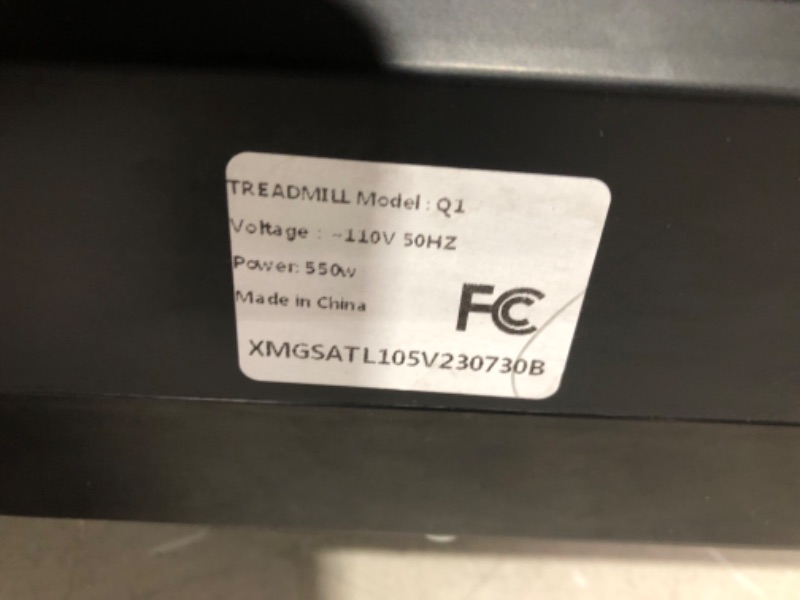 Photo 2 of ***DAMAGED - WHEEL BROKEN OFF - POWERS ON - UNABLE TO TEST FURTHER - NO PACKAGING***
Sperax Walking Pad,Under Desk Treadmill,Treadmills for Home,Walking Pad Treadmill Under Desk,320 Lb Capacity Black