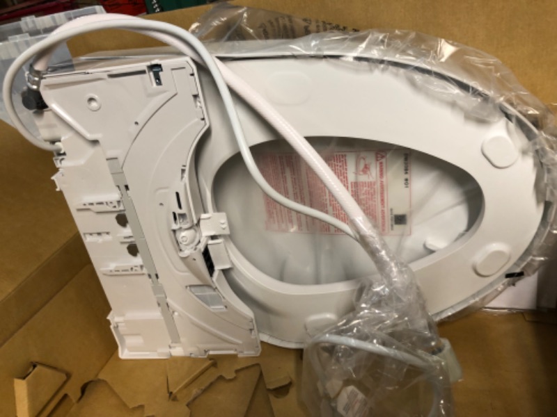 Photo 2 of [READ NOTES]
TOTO SW3084#01 WASHLET C5 Electronic Bidet Toilet Seat with PREMIST and EWATER+ Wand Cleaning, Elongated, Cotton White C5 Elongated Cotton White Toilet Seat