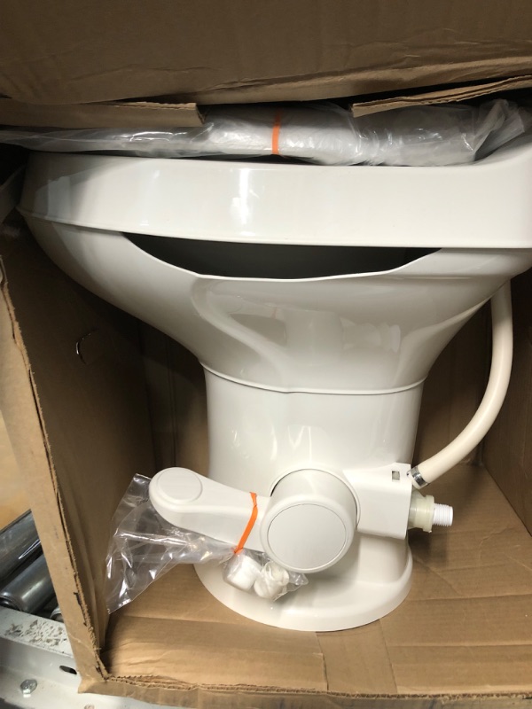 Photo 4 of Dometic 300 Series Standard Height Toilet, White Standard Height White