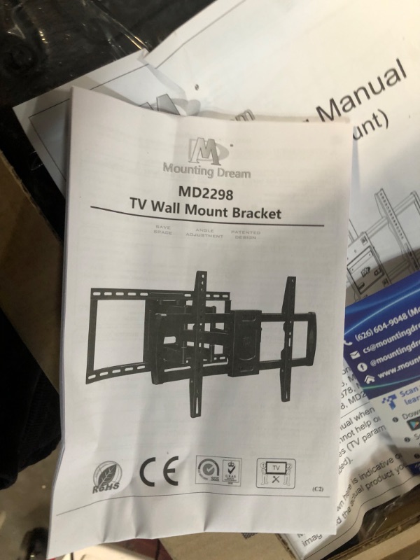 Photo 3 of Mounting Dream Full Motion TV Wall Mount for 42-75" TVs