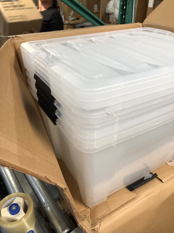 Photo 3 of **NO STOCK IMAGE**4 Pack Bins with lids 