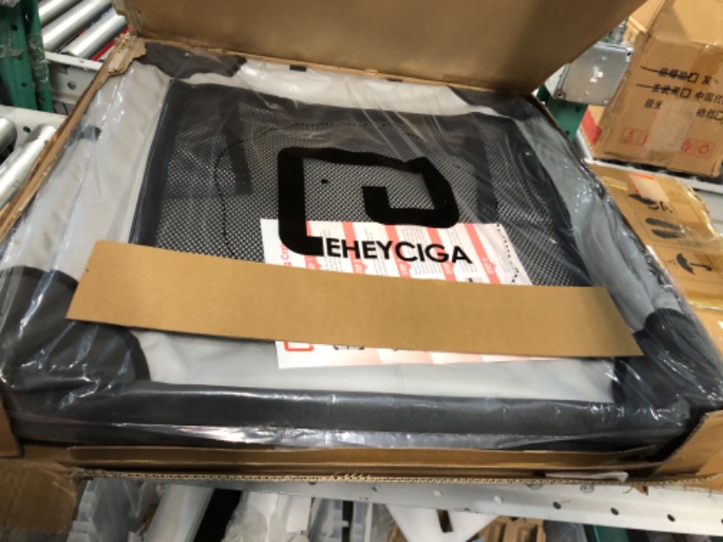 Photo 1 of *cut on corner *
EHEYCIGA Collapsible Dog Crate for Large Dogs 36''L x 25''W x 25''H Grey