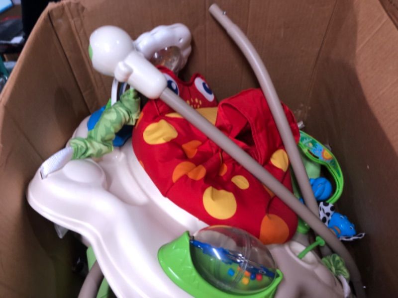 Photo 2 of ***USED***Fisher-Price Rainforest Jumperoo, freestanding baby activity center with lights, music, and toys