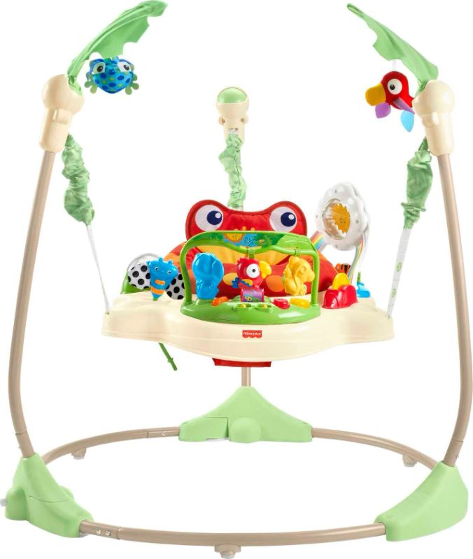 Photo 1 of ***USED***Fisher-Price Rainforest Jumperoo, freestanding baby activity center with lights, music, and toys