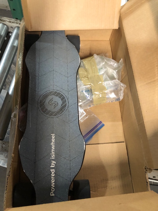 Photo 2 of **PARTS ONLY ITEM DOES NOT FUNCTION** 
isinwheel V8 Electric Skateboard with Remote, 1200W Dual Brushless Motor