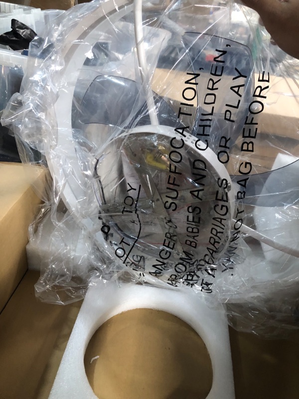Photo 1 of * missing remote *
VOLISUN Low Profile Ceiling Fans with Lights and Remote, 19.7in Fandelier Ceiling Fan Flush Mount