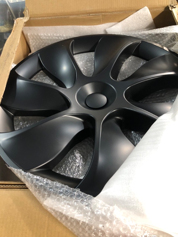 Photo 2 of LOZUZ Model Y Wheel Cover 19 Inch Wheel Replacement Hub Caps Set of 4 Blade Style 2020-2023 Model Y