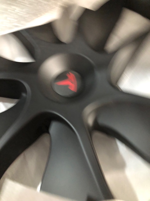 Photo 3 of LOZUZ Model Y Wheel Cover 19 Inch Wheel Replacement Hub Caps Set of 4 Blade Style 2020-2023 Model Y