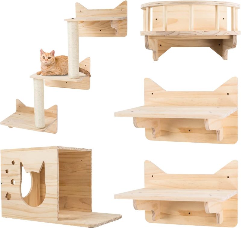 Photo 1 of **PARTS** *SEE CLERK NOTES* MIUZMORE Design for Baby Cat -Pine Cat Wall Frame for Climbing