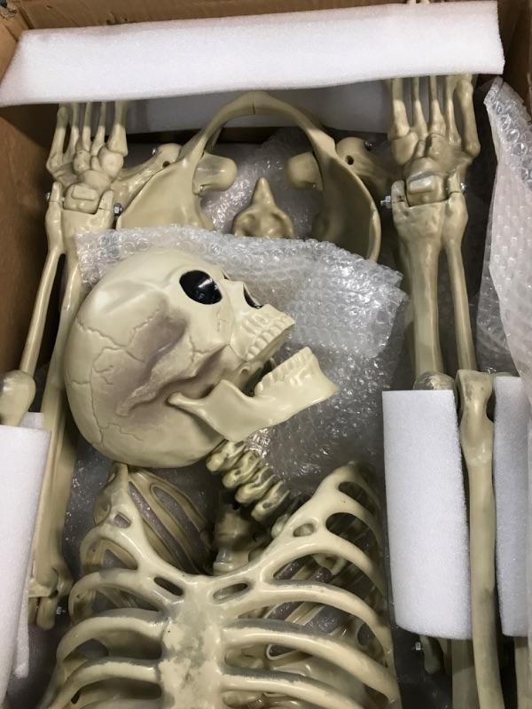Photo 1 of DECORLIFE Pose-N-Stay Skeleton 5FT, Life Size Skeleton,