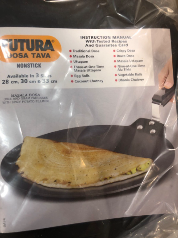 Photo 6 of ***USED - DIRTY - BURNT - SEE PICTURES***
Hawkins Futura Non-stick Flat Dosa Tava Griddle, 11-inch,Black