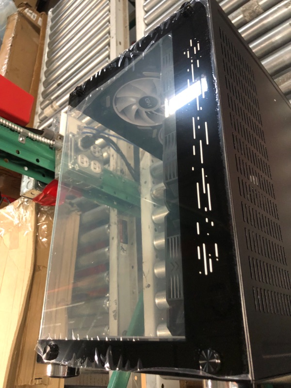 Photo 6 of GIM ATX Mid-Tower PC Case Black 10 Pre-Installed 120mm RGB Fans Gaming PC Case 