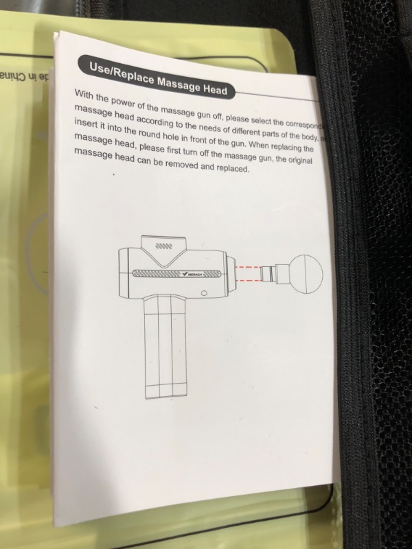 Photo 2 of MERACH Percussion Massage Gun Deep Tissue, Professional Powerful Quiet Muscle Massage 
