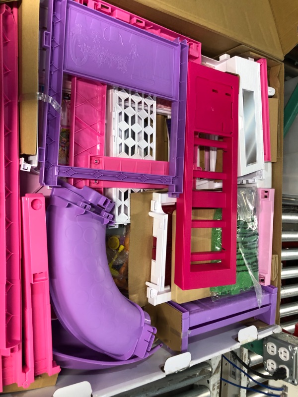 Photo 5 of Barbie Dreamhouse, Doll House Playset with 70+ Accessories Including Transforming Furniture