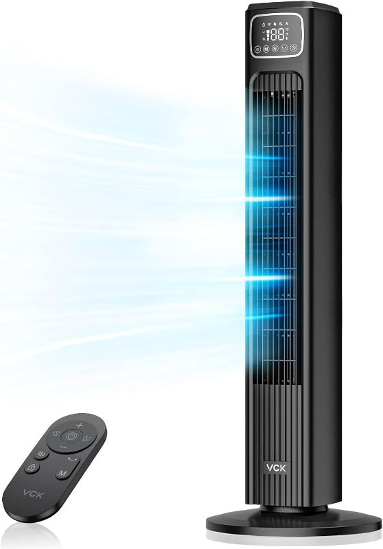 Photo 1 of **PARTS ONLY** 
VCK Tower Fan, 80° Oscillating Fans with Remote, 36'' Quiet Cooling Fan,Adjustable 3 Speeds