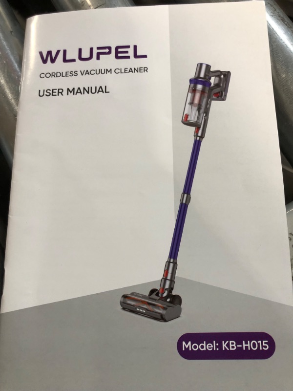 Photo 2 of WLUPEL Cordless Vacuum Cleaner, 33Kpa Stick Vacuum Cleaner, 450W Handheld Vacuum 