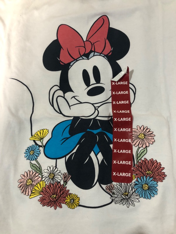 Photo 4 of Disney Women's Soft Short Sleeve Graphic Print T-Shirt XL