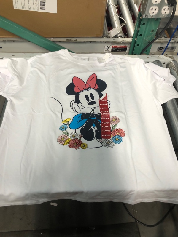 Photo 2 of Disney Women's Soft Short Sleeve Graphic Print T-Shirt XL