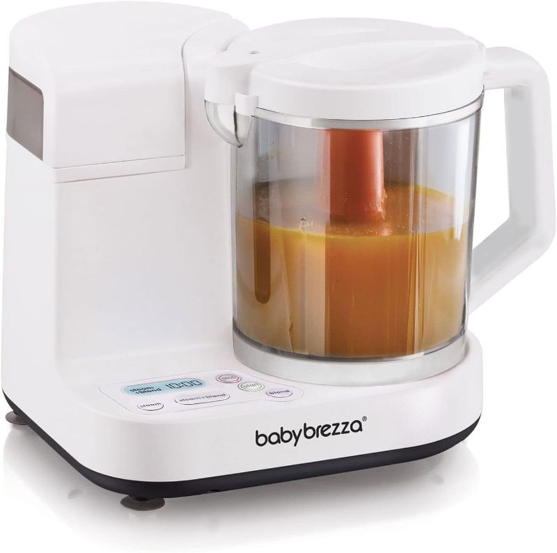 Photo 1 of *see photos and notes*  Baby Brezza One Step Glass Baby Food Maker-white 