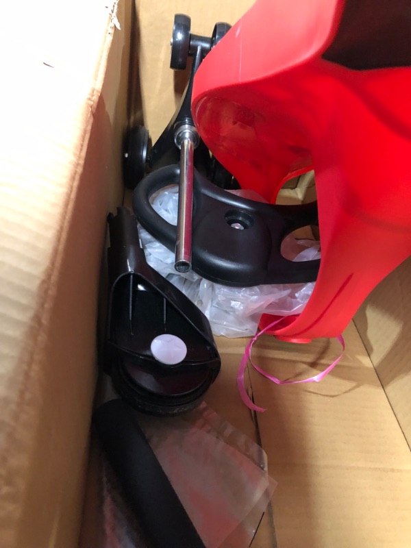 Photo 1 of  Wiggle Movement to Steer Zigzag Car for Toddlers & Kids, Red
