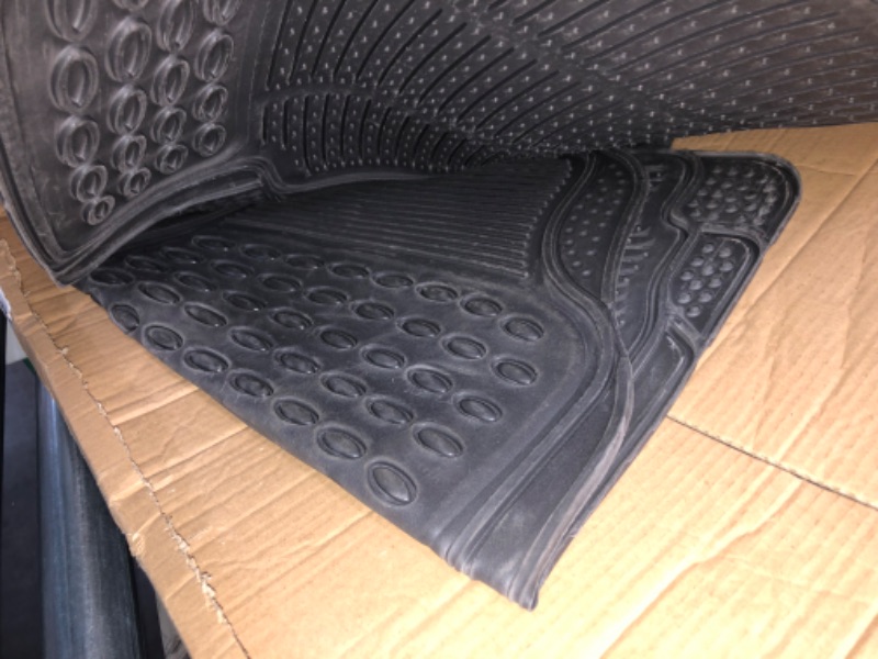 Photo 2 of BDK Original ProLiner 3 Piece Heavy Duty Front & Rear Rubber Floor Mats 