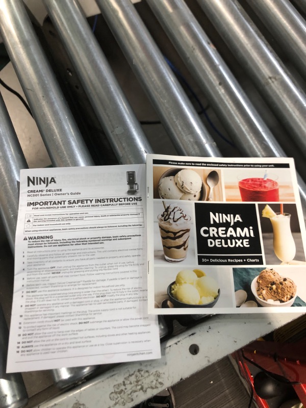 Photo 5 of **PARTS ONLY**
Ninja NC501 CREAMi Deluxe 11-in-1 Ice Cream & Frozen Treat Maker for Ice Cream, Sorbet, Milkshakes, Frozen Drinks 