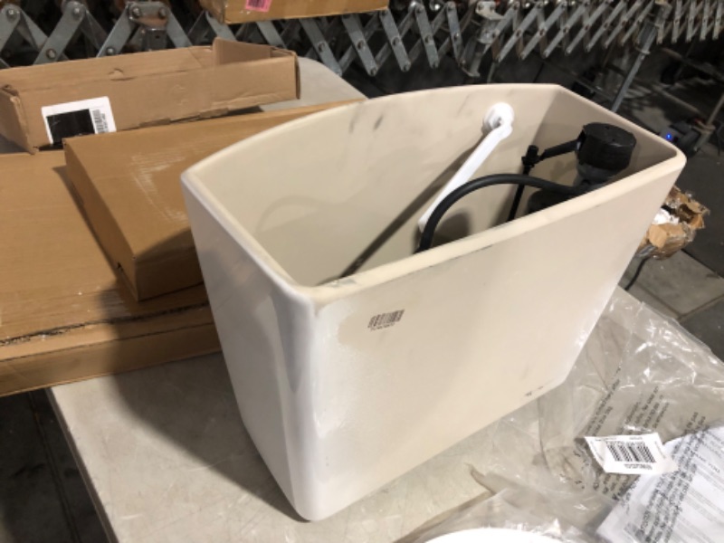 Photo 13 of ***USED - LID MISSING - SEE COMMENTS***
American Standard Champion Tall Height 2-Piece High-Efficiency 1.28 GPF Single Flush Elongated Toilet in White Seat Included