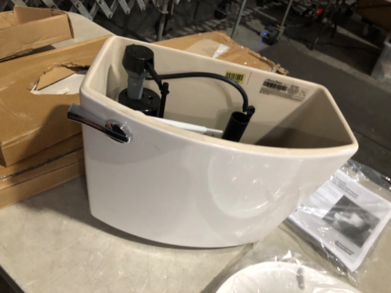 Photo 11 of ***USED - LID MISSING - SEE COMMENTS***
American Standard Champion Tall Height 2-Piece High-Efficiency 1.28 GPF Single Flush Elongated Toilet in White Seat Included