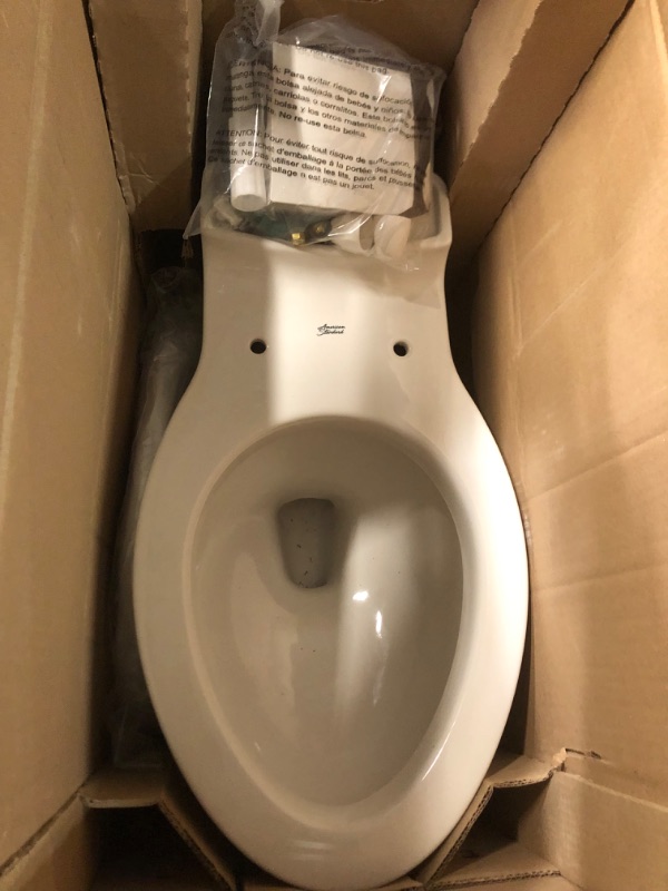 Photo 5 of ***USED - LID MISSING - SEE COMMENTS***
American Standard Champion Tall Height 2-Piece High-Efficiency 1.28 GPF Single Flush Elongated Toilet in White Seat Included