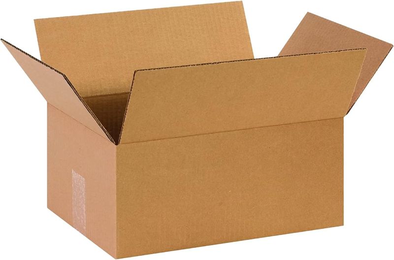 Photo 1 of Moving Boxes, Medium 14" x 10" x 6" (25 Pack), Corrugated Cardboard Box for Packing Packaging Mailing Storage 