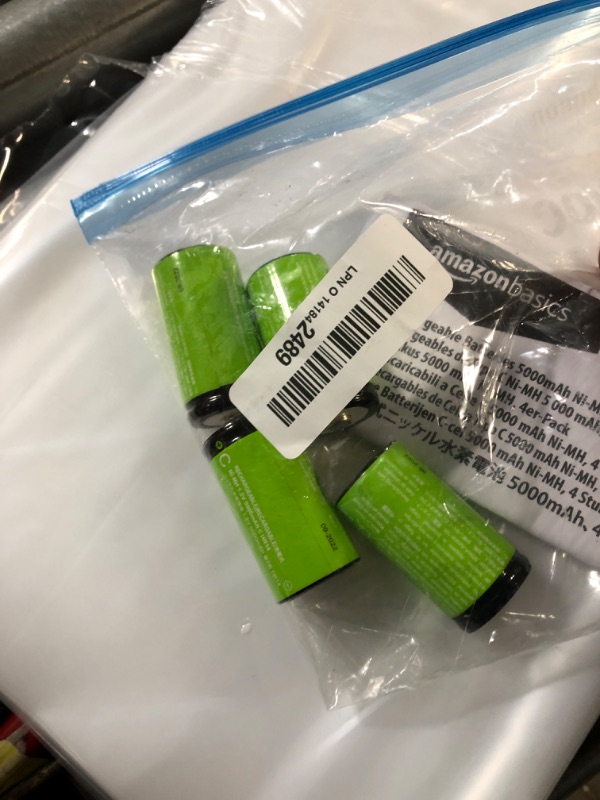 Photo 1 of Amazon Basics 4-Pack C Cell Rechargeable Batteries