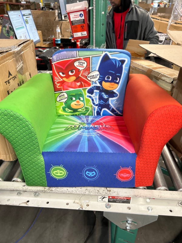 Photo 2 of Delta Children Upholstered Chair, PJ Masks