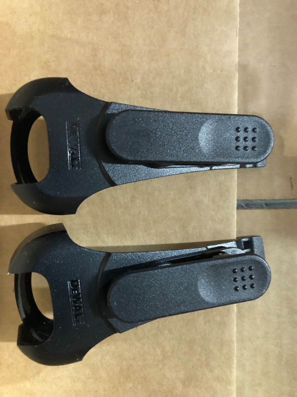 Photo 1 of (2x) Belt Clip Holsters for DEWALT DXFRS300 1 Watt Heavy Duty Walkie Talkie